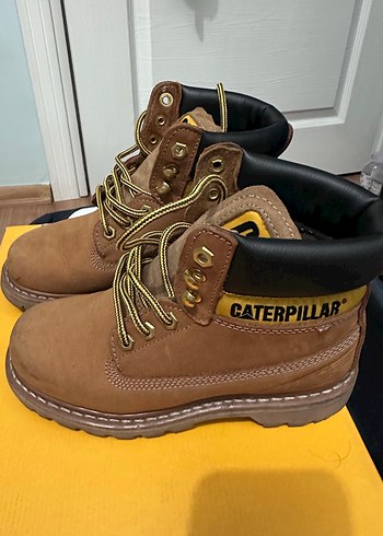 Kahverengi Kadın Platform Topuklu Bot - Görsel 6