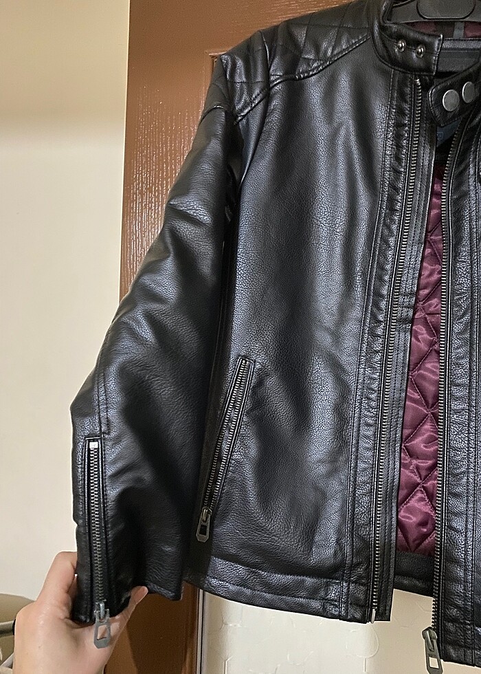 Erkek deri ceket - Görsel 3