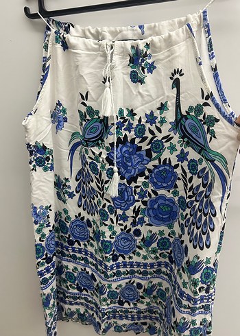 Emmy fayette 
Mavi Püsküllü Bohem Uzun Hamile Eteği - Görsel 3