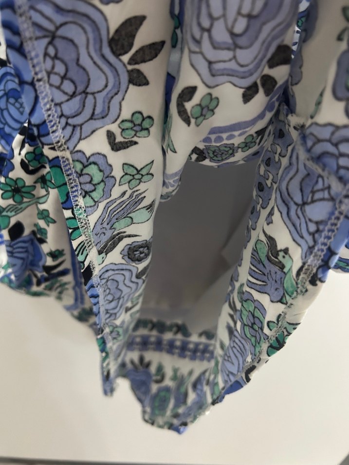 Emmy fayette 
Mavi Püsküllü Bohem Uzun Hamile Eteği - Görsel 5