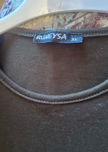 Kahverengi Uzun Kollu Salaş Kadın Tunik - Görsel 4