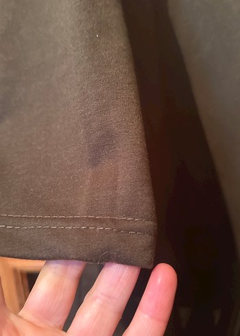 Kahverengi Uzun Kollu Salaş Kadın Tunik - Görsel 3