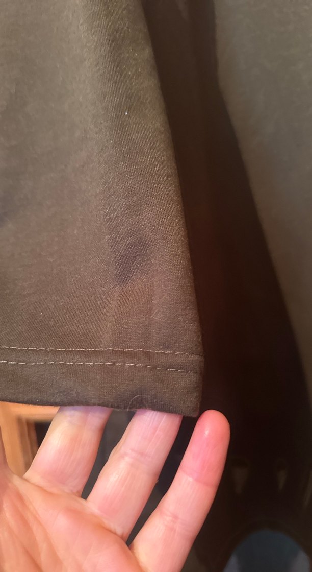 Kahverengi Uzun Kollu Salaş Kadın Tunik - Görsel 3