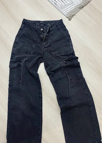 Trendyol & Milla Siyah Kargo Pantolon