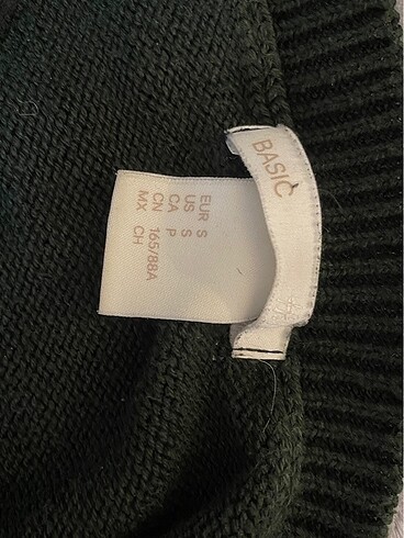 s Beden h&m yesil kazak