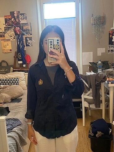 polo garage vintage şık gömlek