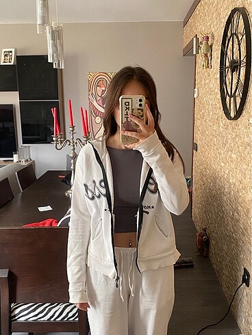 Bershka bershka beyaz y2k hırka