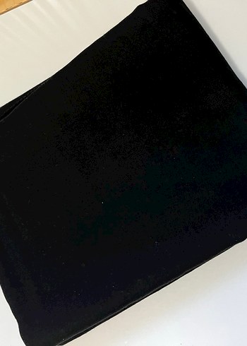 Siyah Keten Kadın Wrap - Görsel 2