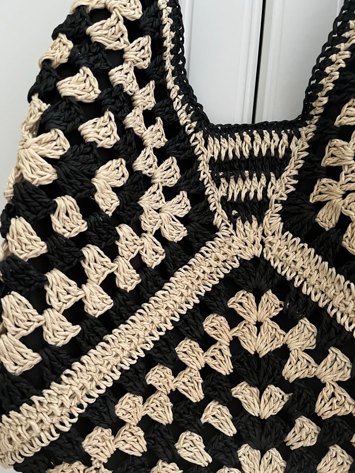 Örgü Bohem Kadın Çanta - Görsel 2