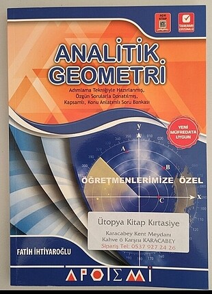 Ayt biyoloji ve analitik geometri Apotemi