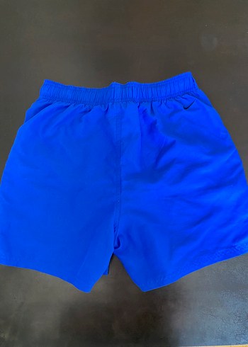 Erkek Mavi Düz Mayo Şortu - Görsel 2