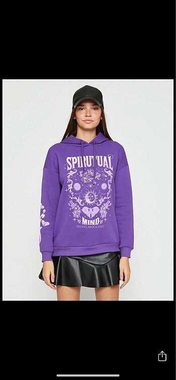 Baskılı sweatshirt