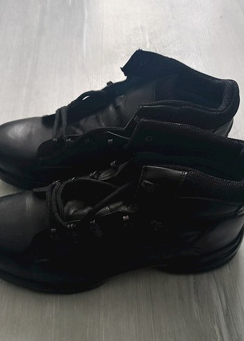 Siyah Erkek Deri Botlar Tokalı - Görsel 2