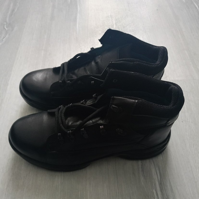 Siyah Erkek Deri Botlar Tokalı - Görsel 2