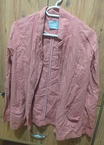 Pembe bershka gömlek