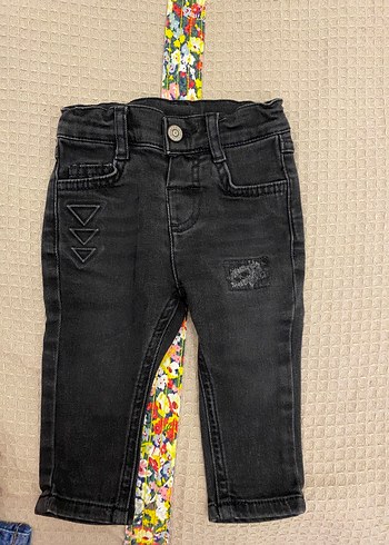 Gri Erkek Çocuk Denim Pantolon