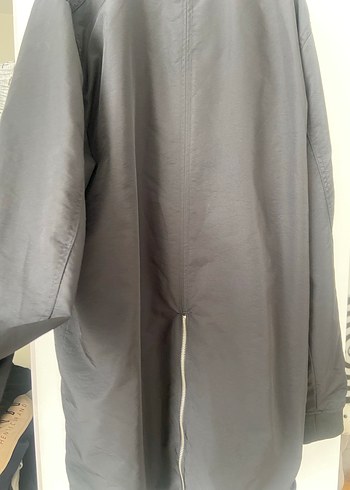 Düğmeli Siyah Midi Kadın Ceket - Görsel 2