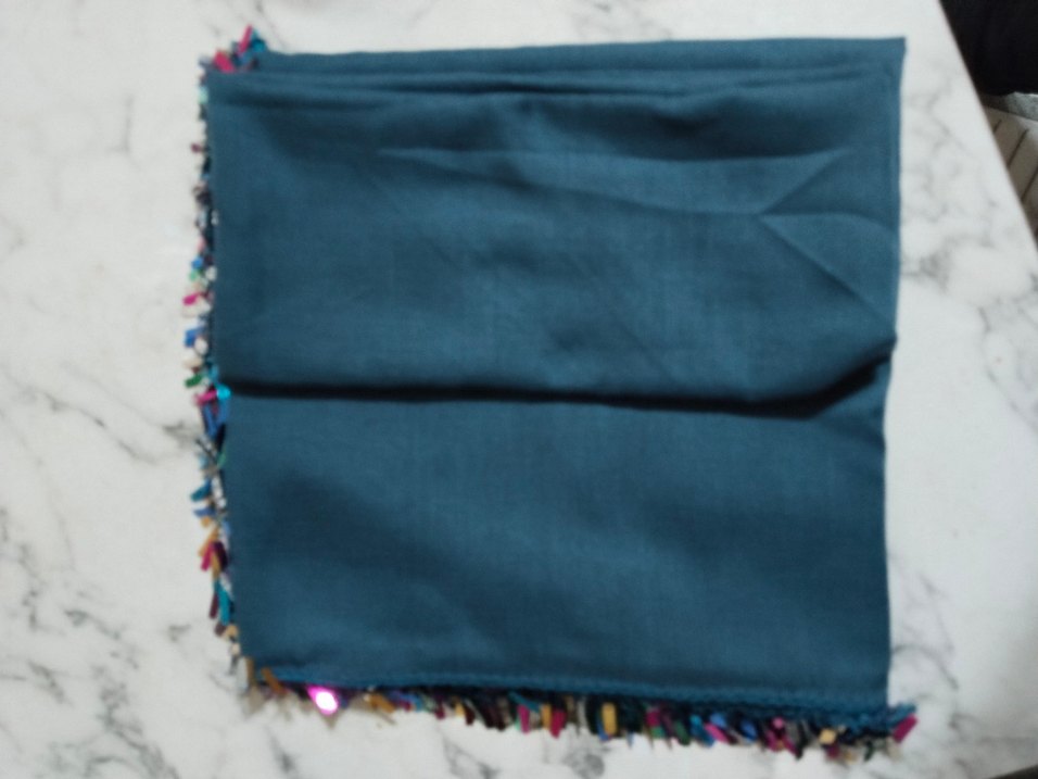 tığ oyası başörtüsü el emegi - Görsel 2