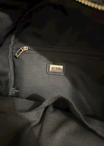 Siyah Kürklü Guess Kadın Sırt Çantası - Görsel 6