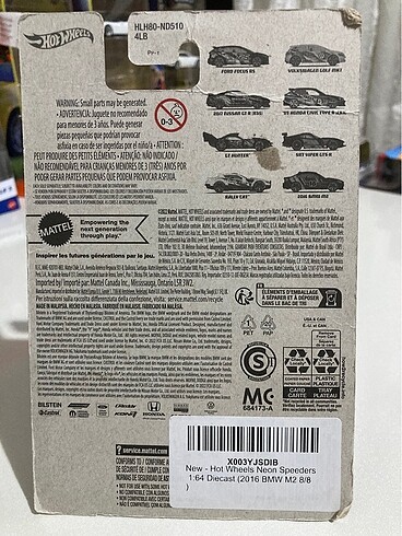  Hot wheels Neon Speeders 2016 BMW M2 (American Diecast)