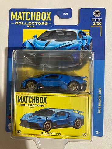 Matchbox Premium Collectors 2018 Bugatti Divo