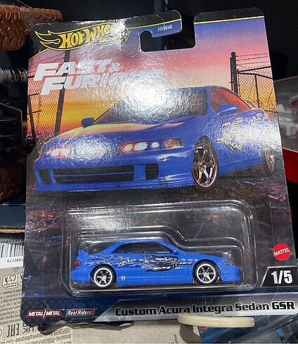 Hot wheels premium custom acurq integra sedan gsr