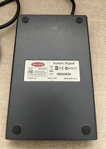 Belkin Kablolu Sayısal Klavye Gri - Görsel 2