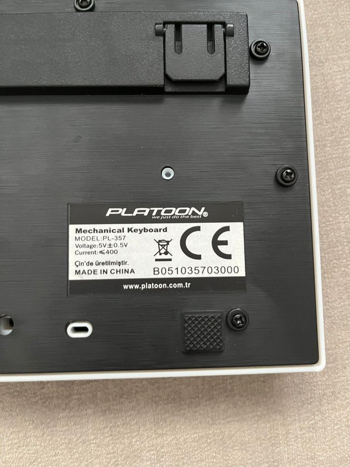 Platoon Klavye - Görsel 5