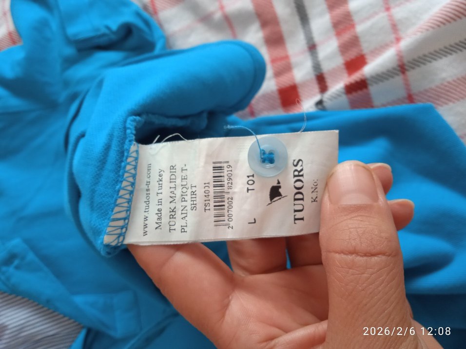 Erkek Turkuaz Polo Yaka Tişört - Görsel 4