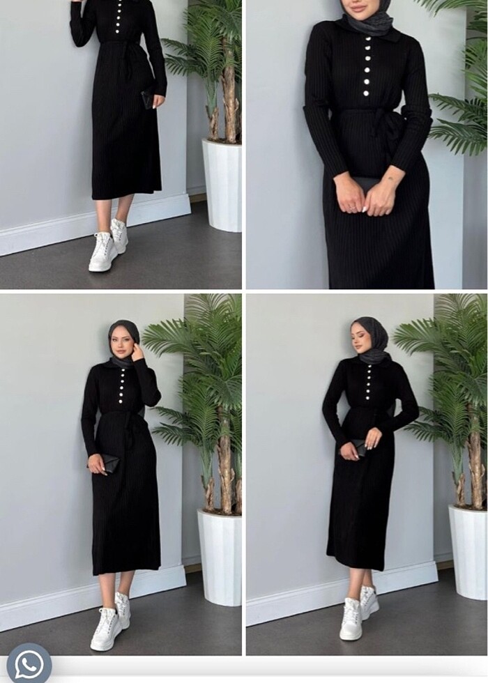 Triko elbise - Görsel 5