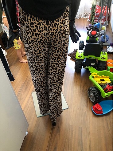 l Beden çeşitli Renk Bol paça pantolon