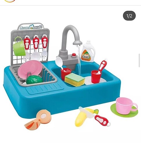 Egitici oyuncak bulaşık seti
