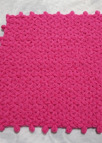 Pembe Örgü Banyo lifi - Görsel 3