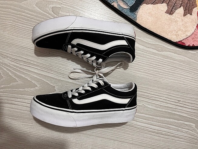 38,5 Beden siyah Renk Vans platform