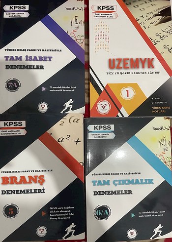 KPSS Branş Denemeleri - Matematik 10'lu Set yüksel keleş - Görsel 3