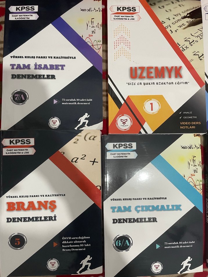 KPSS Branş Denemeleri - Matematik 10'lu Set yüksel keleş - Görsel 3