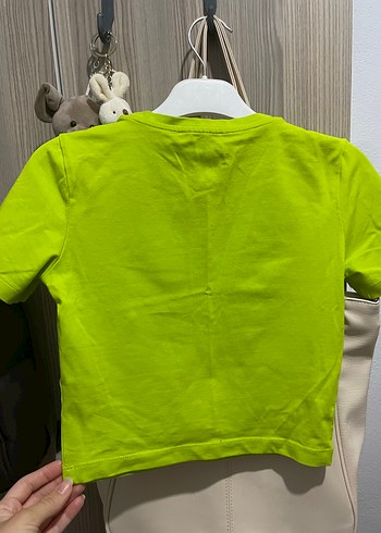 Yeşil Kısa Kollu bluz - Görsel 3