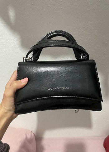 Siyah Deri Kadın Çanta - Görsel 3