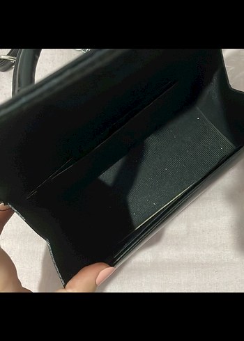 Siyah Deri Kadın Çanta - Görsel 6