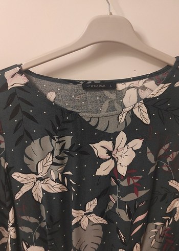 Uzun Kollu, Desenli, Bohem Bluz - Görsel 5