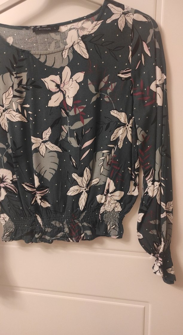 Uzun Kollu, Desenli, Bohem Bluz - Görsel 2