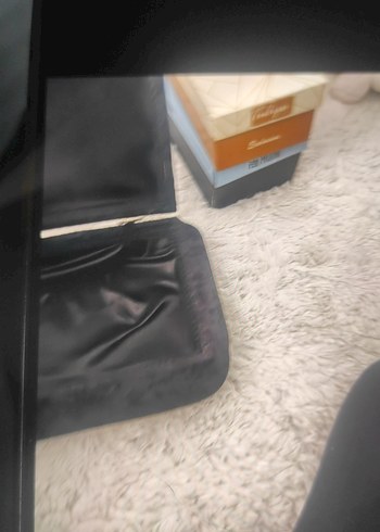 Siyah Süet damat bohça sandığı - Görsel 3