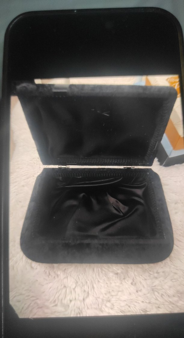 Siyah Süet damat bohça sandığı - Görsel 2