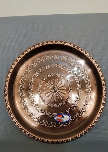 İşlemeli Parlak bakır görünümlü tapsi 3 lü - Görsel 3