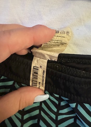 Morhipo Turkuaz Strappy Bikini - Görsel 4