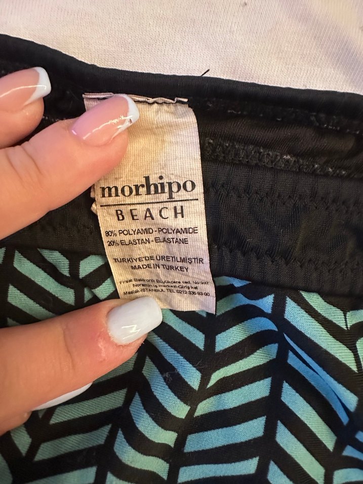 Morhipo Turkuaz Strappy Bikini - Görsel 3