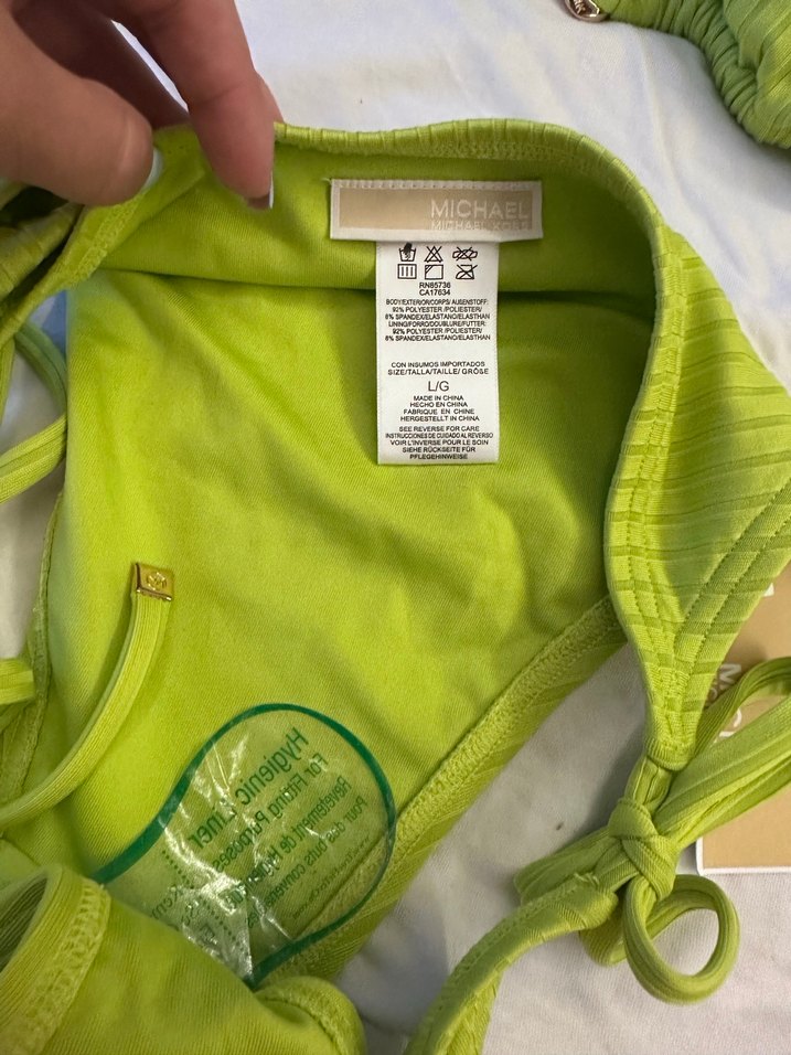 Michael Kors Yeşil İpli Kadın Bikini - Görsel 5