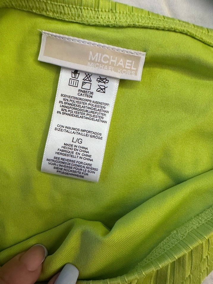 Michael Kors Yeşil İpli Kadın Bikini - Görsel 3