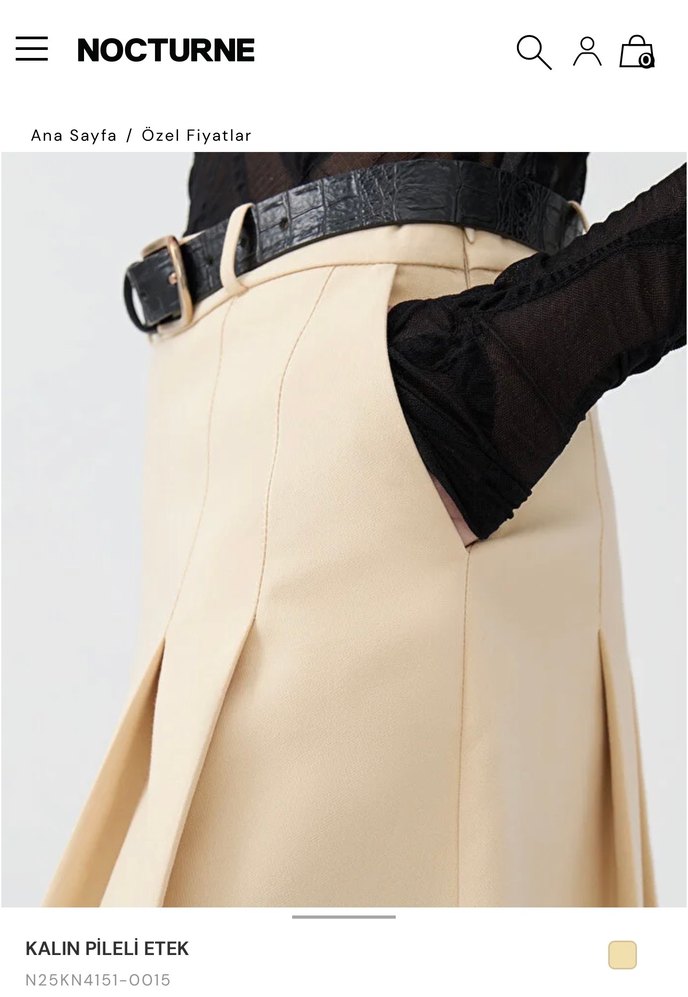 Nocturne Bej Pilili  Ofis Eteği - Görsel 2