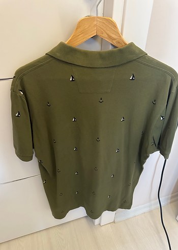 Nautica Yeşil Polo Tişört Düğmeli Yaka - Görsel 4